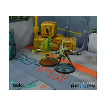 Большие камуфляжные силуэты — Сфинкс (Объединенная армия), Infinity - Tokens, Markers & Templates (Customeeple)