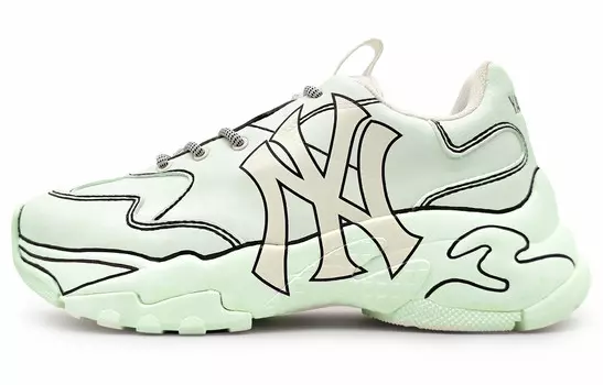 Большие кроссовки Chunky Chunky для мужчин с низким верхом черного цвета Mlb