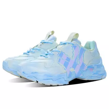 Большие кроссовки Chunky Chunky унисекс с низким верхом белого/синего цвета Mlb, цвет Sky Blue