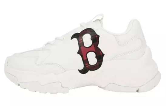 Большие кроссовки Chunky Chunky унисекс с низким верхом белого цвета Mlb