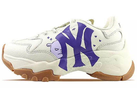 Большие кроссовки Chunky Chunky унисекс с низким верхом фиолетового цвета Mlb