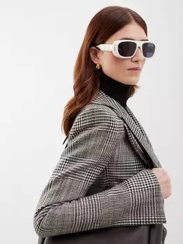 Большие круглые солнцезащитные очки lady 95.22 s1i из ацетата DIOR, белый