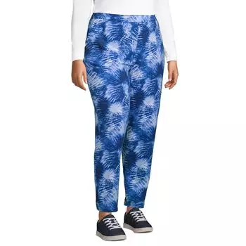 Большие размеры Lands' End Serious Sweats Спортивные штаны до щиколотки Lands' End