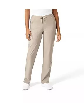 Большие размеры W123 тренировочные брюки на шнурке Wink, коричневый/бежевый