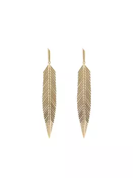 Большие серьги-подвески из желтого золота Cadar, золотой