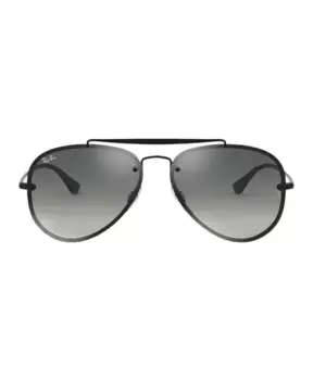 Большие солнцезащитные очки авиаторы Ray-Ban, черный