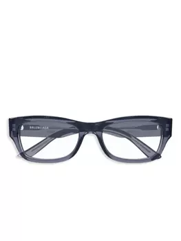 Большие солнцезащитные очки Balenciaga Eyewear, серый