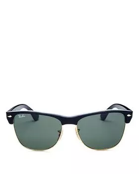 Большие солнцезащитные очки Clubmaster, 57 мм Ray-Ban, цвет Black