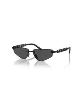 Большие солнцезащитные очки Essentials Dolce & Gabbana, черный