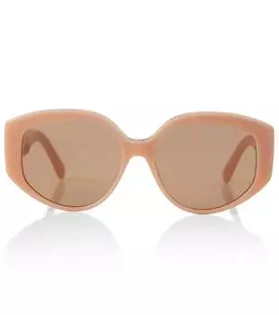 Большие солнцезащитные очки falabella Stella Mccartney, бежевый