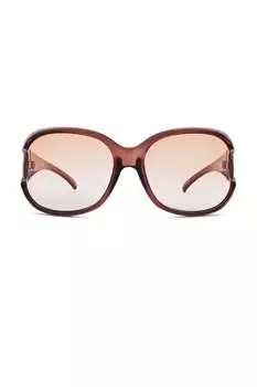 Большие солнцезащитные очки Le Specs, коричневый