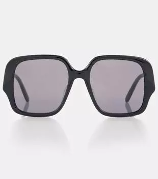 Большие солнцезащитные очки Loewe, черный