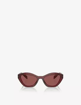 Большие солнцезащитные очки PRA02S Prada, цвет Brd Shn, Vlt