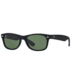 Большие солнцезащитные очки Ray-Ban унисекс Wayfarer, черный