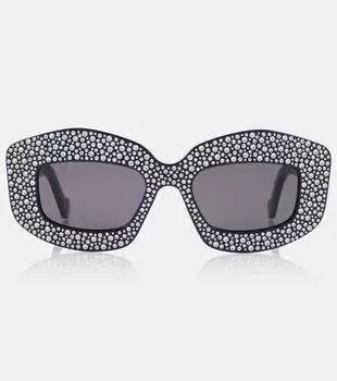Большие солнцезащитные очки starry night с декором Loewe, синий
