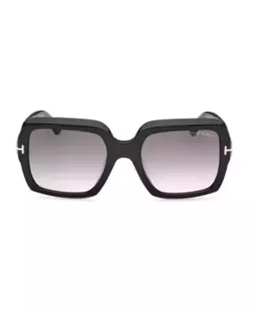 Большие солнцезащитные очки Tom Ford, черный