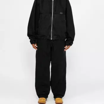 Большие старые холщовые джинсы Needlepunch Stussy, хаки