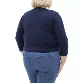 Больших размеров Nina Leonard Болеро с заклепками Nina Leonard