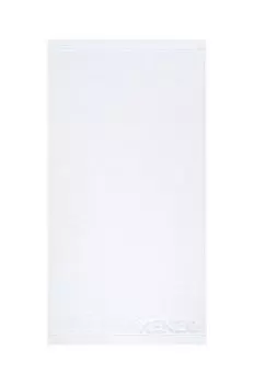 Большое хлопковое полотенце Iconic White 92x150см Kenzo, белый