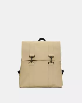Большой бежевый рюкзак MSN с отделением для ноутбука Rains, бежевый