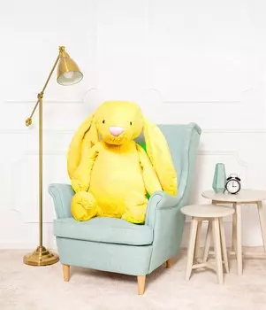 Большой большой плюшевый мишка плюшевый кролик Фигу мягкая игрушка-талисман 100 см желтый Mi Gustaw