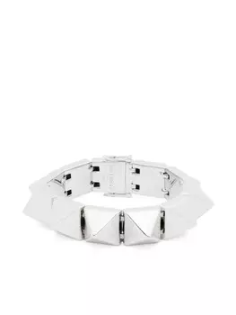 Большой браслет Пирамида Eddie Borgo, серебряный