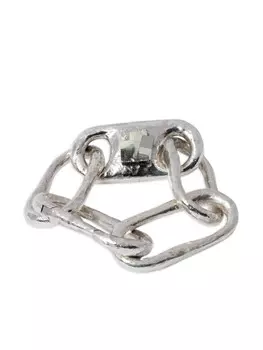 Большой браслет Roman Link Parts of Four, серебряный