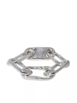 Большой браслет Roman Parts of Four, серебряный