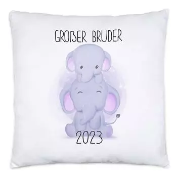 Большой Брат 2023 Подушка Братья и сестры Братская любовь Слон Защитник безопасности Мировая любовь Братская семья Hey!Print