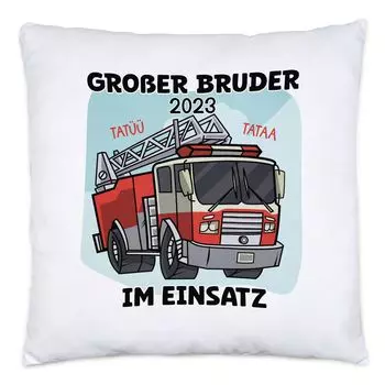 Большой Брат 2023 Подушка Пожарный Спасатель Защитник Братья и сестры Любовь Семейная Безопасность Hey!Print