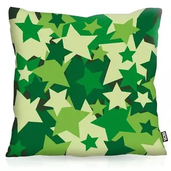 Большой чехол на подушку VOID с камуфляжными звездами, уличная и домашняя подушка с узором в стиле милитари, размер: 80 x 80 см