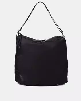 Большой черный рюкзак-хобо, трансформируемый в нейлоновый рюкзак Kcb, черный