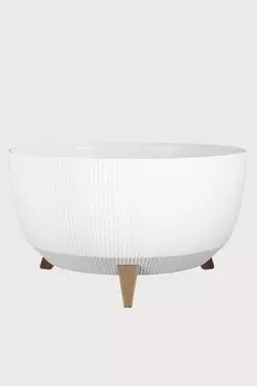 Большой цветочный горшок для кофейной чашки Mica Decorations, белый