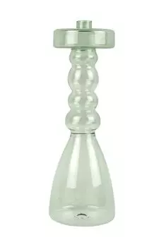 Большой декоративный подсвечник Пешка Present Time, зеленый