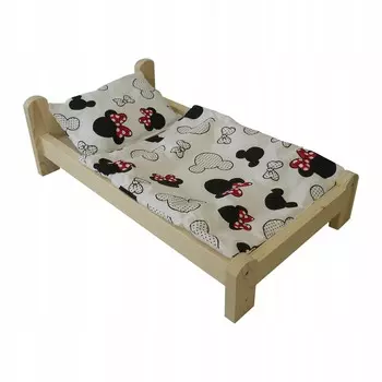 Большой Деревянный Кордон + Постельное Постальное С Микки Маусом Drewniane Wyroby