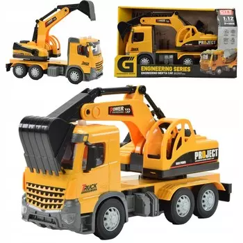 Большой Грузовик С Экскаватором Игрушечная Машинка Skleplolki