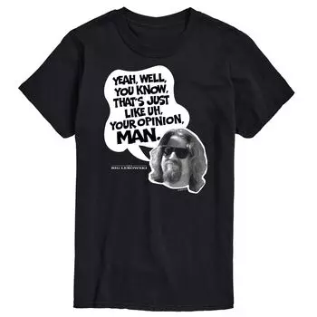 Большой и высокий Большой Лебовски, твое мнение, чувак License, черный