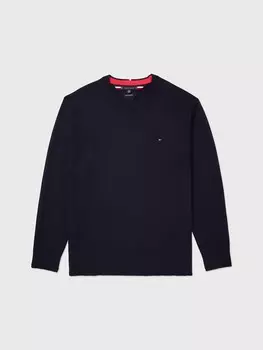 Большой и высокий свитер из плеча Tommy Hilfiger, небо пустыни