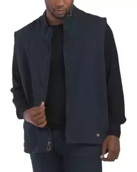 Большой и высокий жилет из шерпы на утиной подкладке Dickies, темно-синий