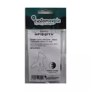 Большой камуфляжный силуэт — Уланы Клаузевица 40 мм, Infinity - Tokens, Markers & Templates (Customeeple)