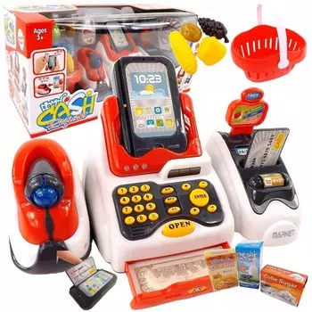 Большой кассовый терминал, звуки, свет, 668-48 LUXMA