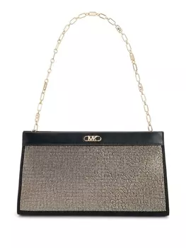 Большой клатч Tabitha со стразами Michael Kors, черный