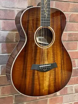Большой концерт Taylor Custom Shop 2022 Shaded Edge Burst Custom Shop Grand Concert