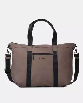 Большой коричневый шопер со съемным ремнем через плечо Kcb, коричневый