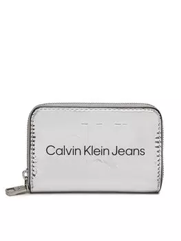 Большой кошелек Calvin Klein Jeans, серебряный
