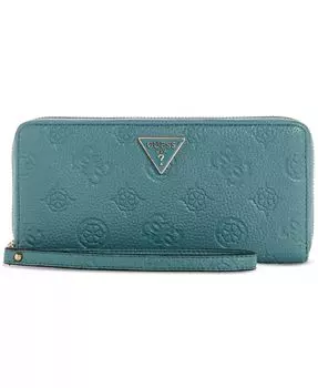 Большой кошелек Cresidia SLG на молнии Guess, синий