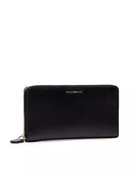 Большой кошелек Emporio Armani, черный