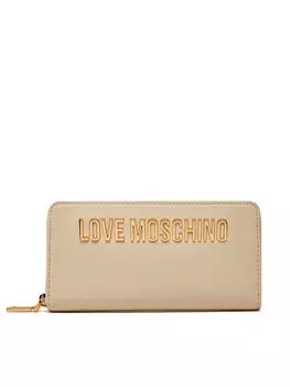 Большой кошелек LOVE MOSCHINO, бежевый