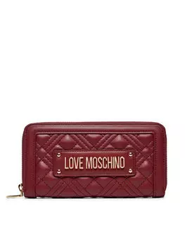 Большой кошелек Love Moschino, бургундия