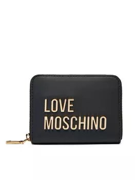 Большой кошелек Love Moschino, черный